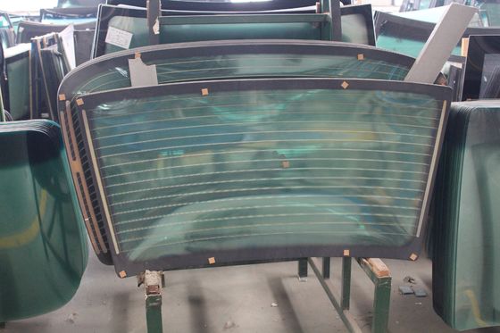Vetro standard del parabrezza del bus dell'OEM per spessori di rivestimento dorato del drago di Yutong 5 - 8μM fornitore