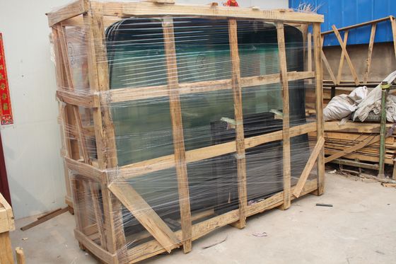 Vetro standard del parabrezza del bus dell'OEM per spessori di rivestimento dorato del drago di Yutong 5 - 8μM fornitore